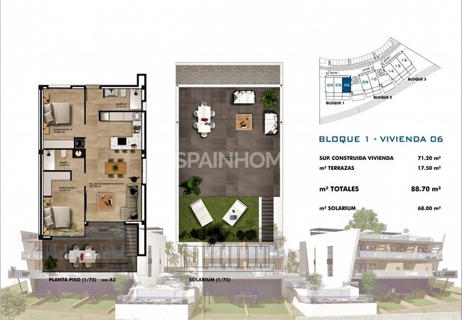 Finestrat Alicante’de Dağ ve Deniz Manzaralı Modern Daireler 19