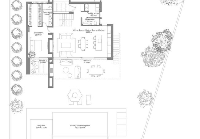 Hus Med 3 Sovrum, Privat Pool Och Trädgård I Almería 14