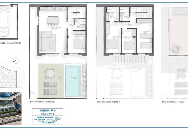 Stylish Design Villas with Pools and Garages in águilas Murcia 13