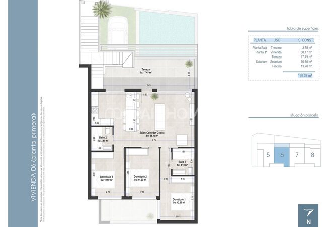 Flats with Private Pools Near the Beach in San Pedro Murcia 14