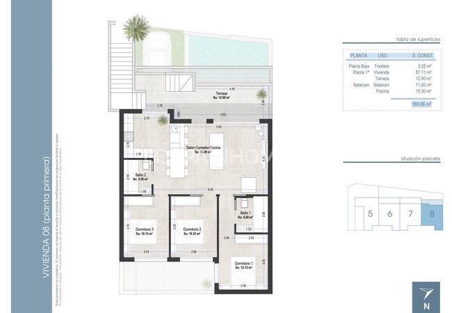 Flats with Private Pools Near the Beach in San Pedro Murcia 18