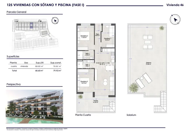 Modern 3 Bedroom Flats 750 M From the Beach in San Javier 37