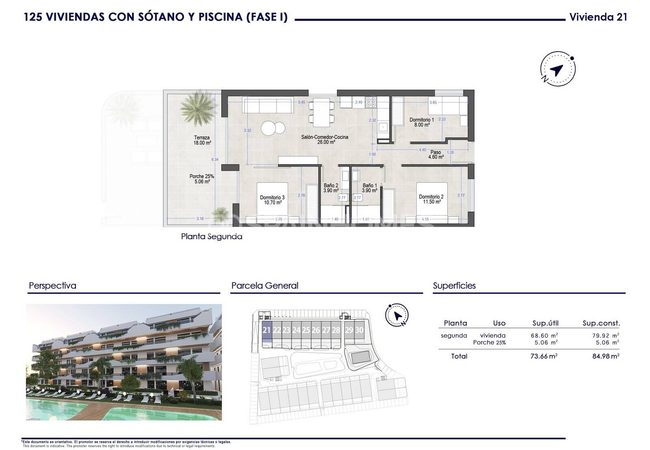 San Javier’de Plaja 750 M Mesafede Modern 3+1 Daireler 30