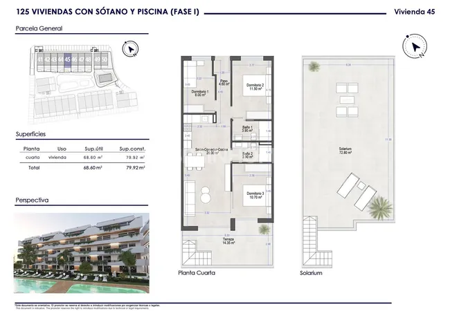 Modern 3 Bedroom Flats 750 M From the Beach in San Javier 38
