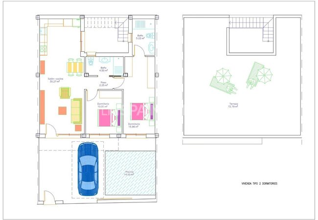 Maisons De Plain-pied Avec Piscine Privée À Avileses, Murcie 8