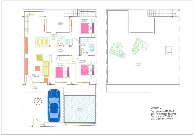 Maisons De Plain-pied Avec Piscine Privée À Avileses, Murcie 11