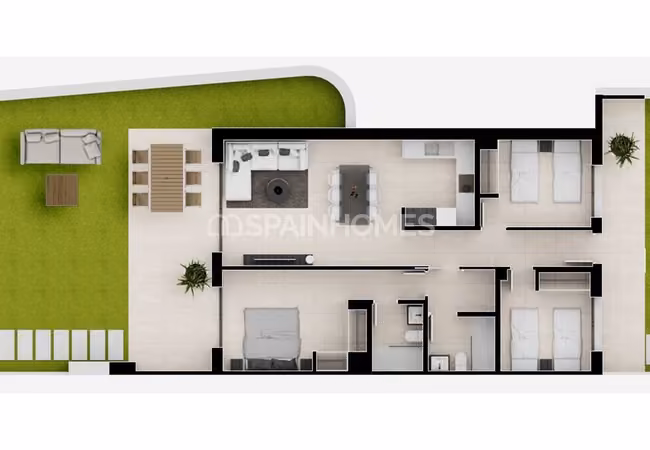 Nature and Golf Views Apartments for Sale in Cartagena 30