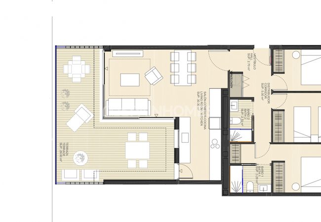 New-built Apartments with Sea View in La Manga, Costa Cálida 40