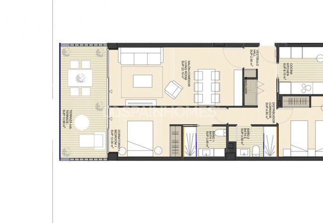 New-built Apartments with Sea View in La Manga, Costa Cálida 38