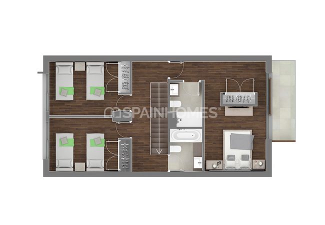 Modernly Designed 3 and 4 Bedroom Townhouses in Málaga Manilva 11