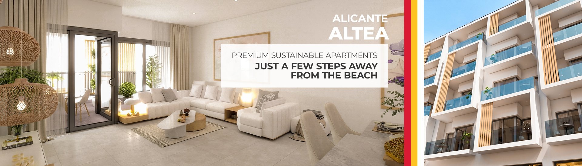 Flats with Eco-friendly Design Close to Beach in Altea