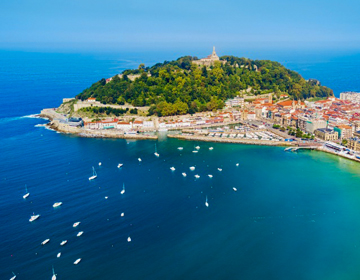 Island, ocean, boat